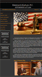 Mobile Screenshot of eskenasandkaplanlaw.com
